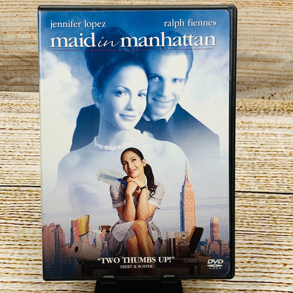 Maid in Manhattan [2002 DVD] Jennifer Lopez Ralph Fiennes Romantic‎ Comedy Movie